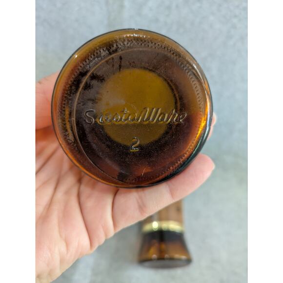 Set Of 2 Vintage Siesta Ware Western Cowboy Walnut Amber Highball Tiki Glass - Picture 8 of 9